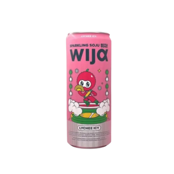 WIJA SPARKLING SOJU LYCHEE 320ML