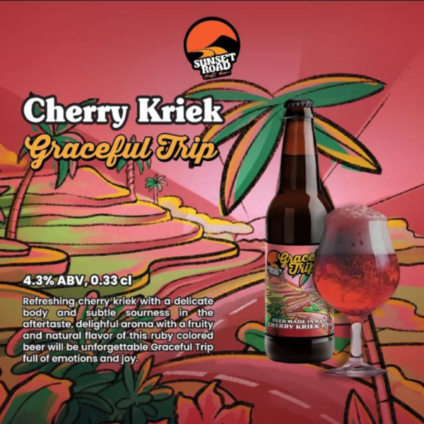 SUNSET ROAD BEER - CHERRY KRIEK